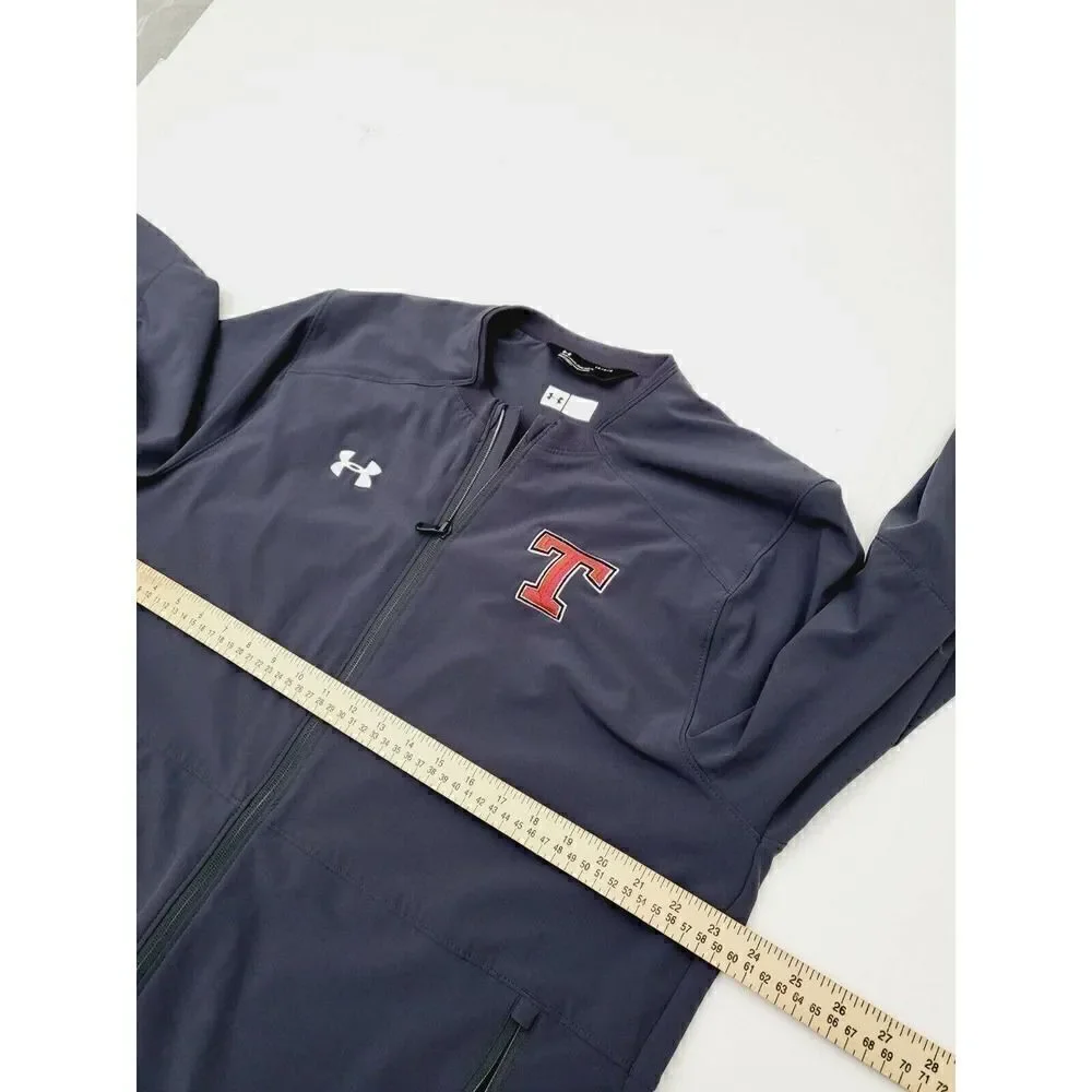 Under Armour Men's Full Zip Jacket T Logo Team Sz Large Loose Polyester